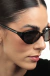 Óculos de Sol Feminino Oval Nara Preto - comprar online