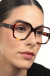 Óculos de Grau Armação Feminina Acetato Quadrado Elo Tartaruga - comprar online