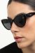Óculos de Sol Feminino Gatinho Mabel Preto - comprar online