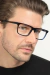Óculos de Grau Armação Acetato Masculino Quadrado Mark Azul na internet