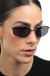 Óculos de Sol Quadrado Feminino Reni Armação Prata - comprar online