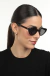 Óculos de Sol Feminino Gatinho Verona Preto 249 na internet