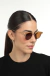 Óculos de Sol Feminino Quadrado Dave Champagne com Lente Marrom na internet