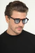 Óculos de Sol Masculino Quadrado Zion Tartaruga com Lente Azul - loja online