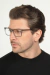 Óculos de Grau Armação Acetato Masculino Quadrado Mark Cinza Translúcido - OR Eyewear