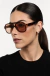 Óculos de Sol Feminino Aviador Weston Tartaruga com Lente Marrom 249 - OR Eyewear