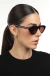 Óculos de Sol Feminino Loren Preto com Lente Marrom na internet