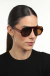 Óculos de Sol Aviador Feminino West Tartaruga com Lente Marrom Escuro - OR Eyewear
