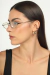 Óculos de Sol Retrô Feminino Veneza Prata com Lente Cinza - loja online
