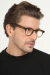 Óculos de Grau Armação Acetato Masculino Quadrado Leo Verde - loja online