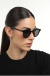 Óculos de Sol Feminino Quadrado Zed Preto na internet