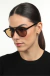 Óculos de Sol Quadrado Feminino Audrey Preto com Lente Marrom - OR Eyewear