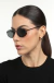 Óculos de Sol Feminino Oval Santorini Preto - OR Eyewear