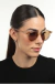 Óculos de Sol Feminino Quadrado Zed Champagne na internet