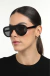 Óculos de Sol Redondo Feminino Janie Preto - OR Eyewear