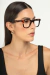 Óculos de Grau Armação Feminino Acetato Quadrado Torino Tartaruga - loja online