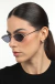 Óculos de Sol Feminino Hexagonal Metal Aisha Dourado com Lente Preta na internet