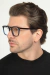 Óculos de Grau Armação Acetato Masculino Quadrado Lucca Azul - OR Eyewear