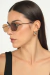 Óculos de Sol Feminino Hexagonal Polo Dourado com Lente Marrom - OR Eyewear