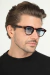 Óculos de Sol Masculino Jimmy Preto com Lente Azul - OR Eyewear