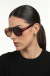 Óculos de Sol Aviador Feminino West Tartaruga com Lente Marrom Escuro 249 na internet