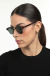 Óculos de Sol Feminino Quadrado Dave Preto - OR Eyewear