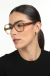 Óculos de Grau Armação Feminina Acetato Quadrado Elo Oliva - OR Eyewear