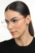 Óculos de Grau Armação Titanium Feminino Gatinho Lena Dourado - OR Eyewear