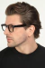 Óculos de Grau Armação Acetato Masculino Quadrado Leo Preto - OR Eyewear