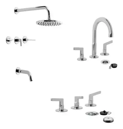 Griferias Baño Fv Arrayan Lavatorio Bidet Ducha - comprar online