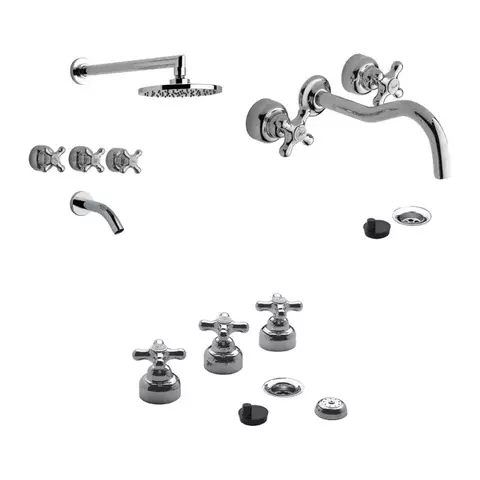 Combo Fv Malena Ducha - Lavatorio De Pared - Bidet - comprar online