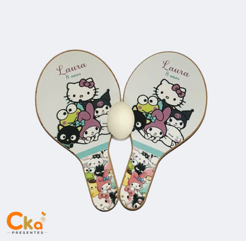 Hello Kitty -Kit raquetes de ping pong personalizado