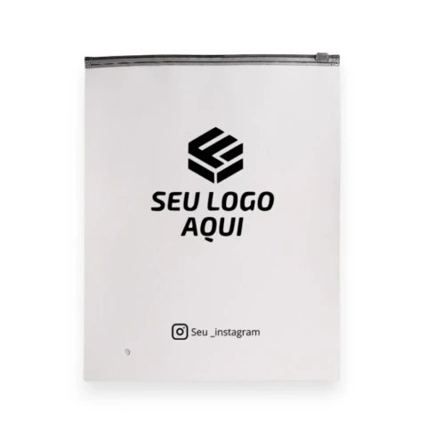 Saquinho Shein Transparente Fosco 30x40 Personalizado
