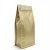 Embalagem para Café Dourado Fosco 1Kg Box Pouch Dourado Fosco com Zip Lock