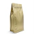 Embalagem Box Pouch Dourado 13x20+7 com Zip Lock