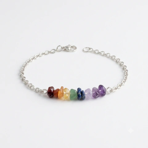 Pulsera Piedras Escalladas Naturales - comprar online