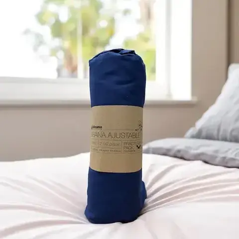 Sabana Ajustable Queen Aldeana Fibra Intima 144h - Viento Textil | Blanquería y textiles para el hogar