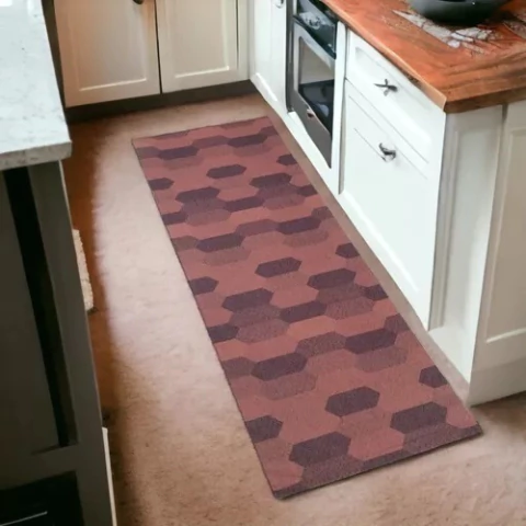 Alfombra Costado De Cama Estapado 50x150 No Tejido - Viento Textil | Blanquería y textiles para el hogar