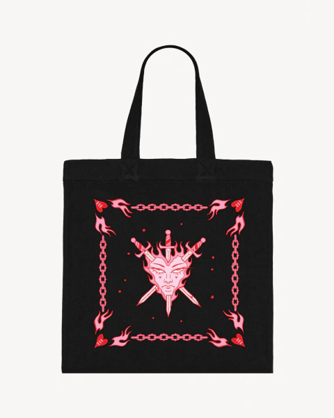 Totebag Born to Burn
