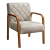 Poltrona Decorativa Lara Cadeira Moderna Braço Madeira Bella Decor na internet