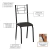 Conjunto Kit de 4 Cadeiras de Ferro Liz para Cozinha ou Sala na internet