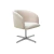 Poltrona Decorativa Atenas Cadeira Giratória Pé Metal Sala Recepção Bella Decor - loja online