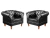 Conjunto Dom Pedro Chesterfield 2 Poltronas Decorativas Retrô na internet