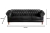 Sofá Chesterfield Dom Pedro 3 Lugares Decoração Retrô Captonê - loja online