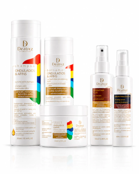Kit para Cabelos Ondulados, Cacheados e Crespos | Hidratação, Definição, Anti-frizz e Low Poo