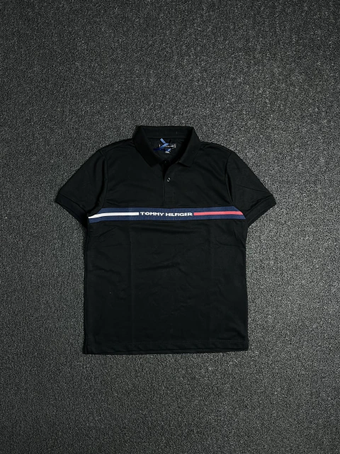 Gola Polo Thomy Hilfiger Preta