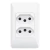 CONJUNTO 2 TOMADA 2P+T 250V 20A - PARA SISTEMA X BRANCO na internet