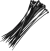 ABRACADEIRA NYLON PRETA 380X4,8MM - comprar online