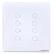 CONJUNTO 1 INTERRUPTOR INTELIGENTE 8 BOTOES NOVA DIGITAL BRANCO 4X4 - Aurora Boreal Luz