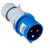 PLUGUE MACHO INDUSTRIAL 2P+T AZUL 220/250VCA 32A - IP44 na internet